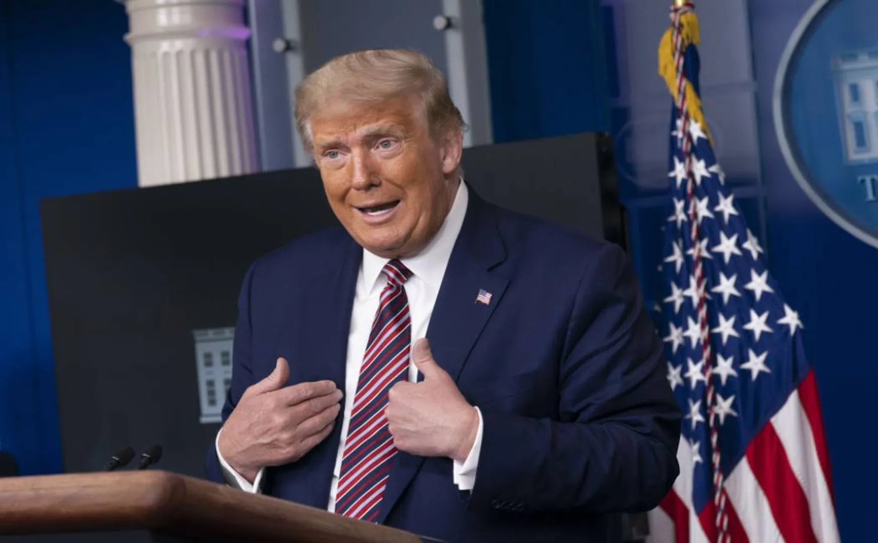 usa president trump covid test for positive 